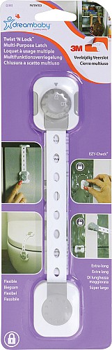 Ασφάλεια Ντουλαπιών & Συρταριών Multi Lock White / Grey DreamBaby (BR74693)