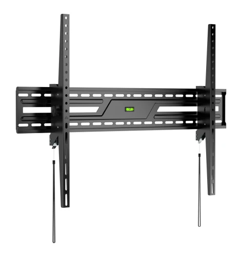Powertech PT-1368 Βάση Τηλεόρασης Τοίχου έως 100 και 75kg Ασημί