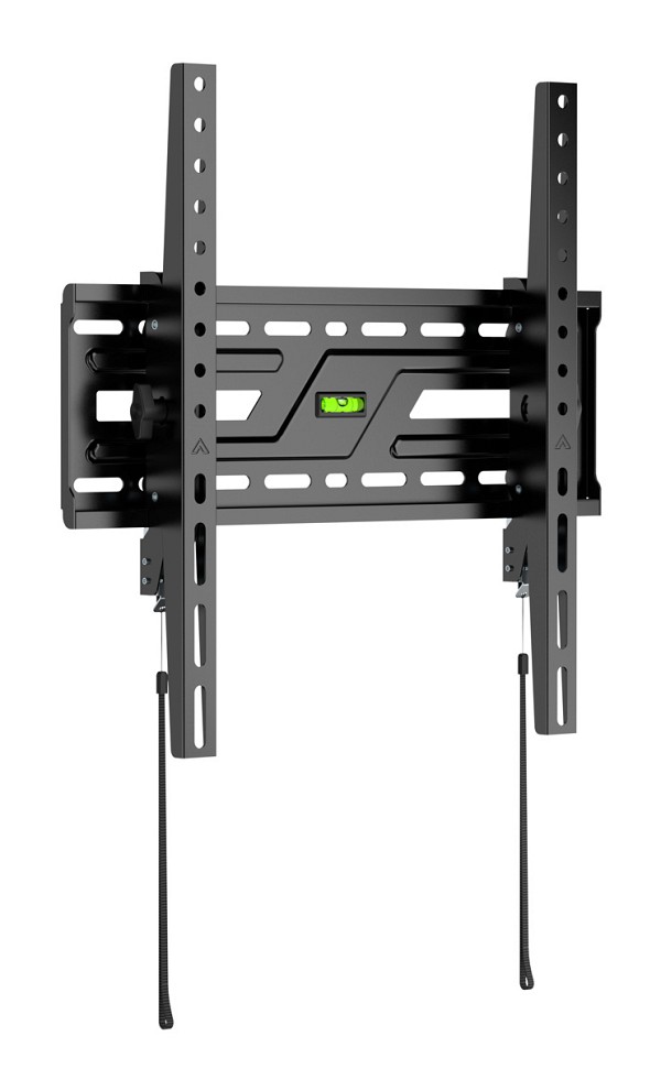 Powertech PT-1372 Βάση Τηλεόρασης Τοίχου έως 75 και 75kg Ασημί